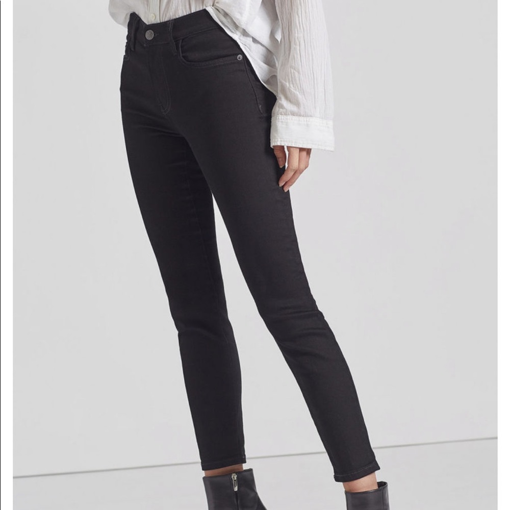 Current/Elliott Black Stiletto Skinny Jeans | 28 - Picture 3 of 4